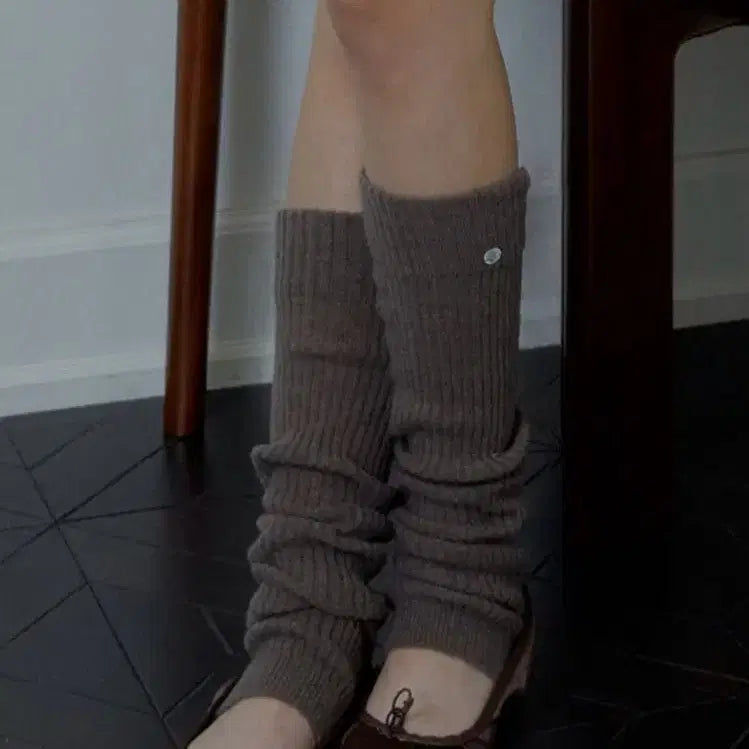 [BUNJANG] Margarin Fingers Leg Warmers Brown / (택달린 새상품) 마가린핑거스 레그워머 브라운