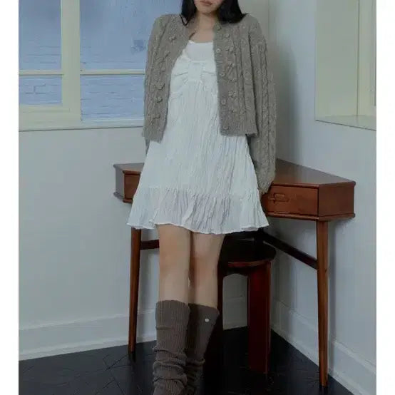 [BUNJANG] Margarin Fingers Leg Warmers Brown / (택달린 새상품) 마가린핑거스 레그워머 브라운