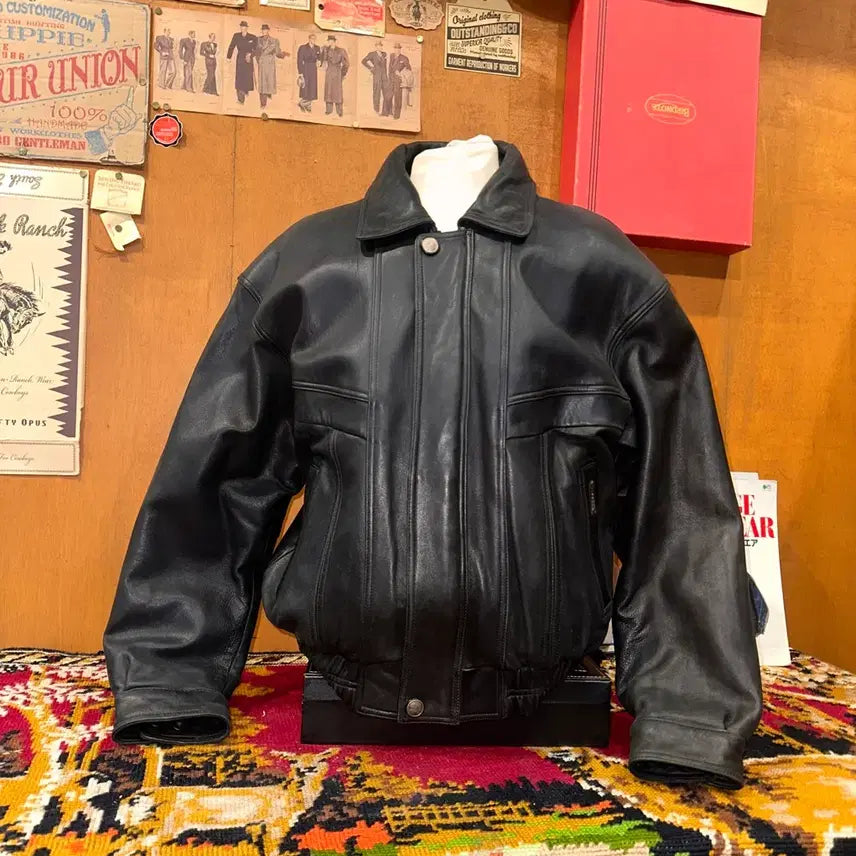 [BUNJANG] Leather Jacket (L-XL) / 622/( L-XL ) 가죽자켓 레더자켓 봄버자켓 푸퍼자켓 항공점퍼