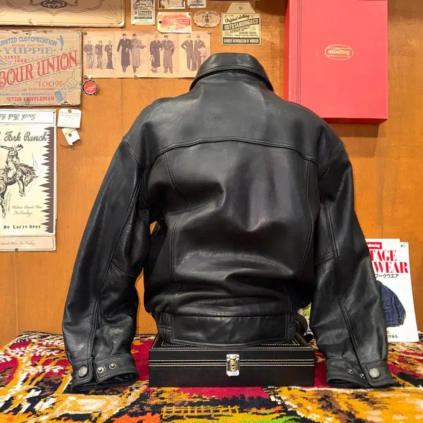 [BUNJANG] Leather Jacket (L-XL) / 622/( L-XL ) 가죽자켓 레더자켓 봄버자켓 푸퍼자켓 항공점퍼