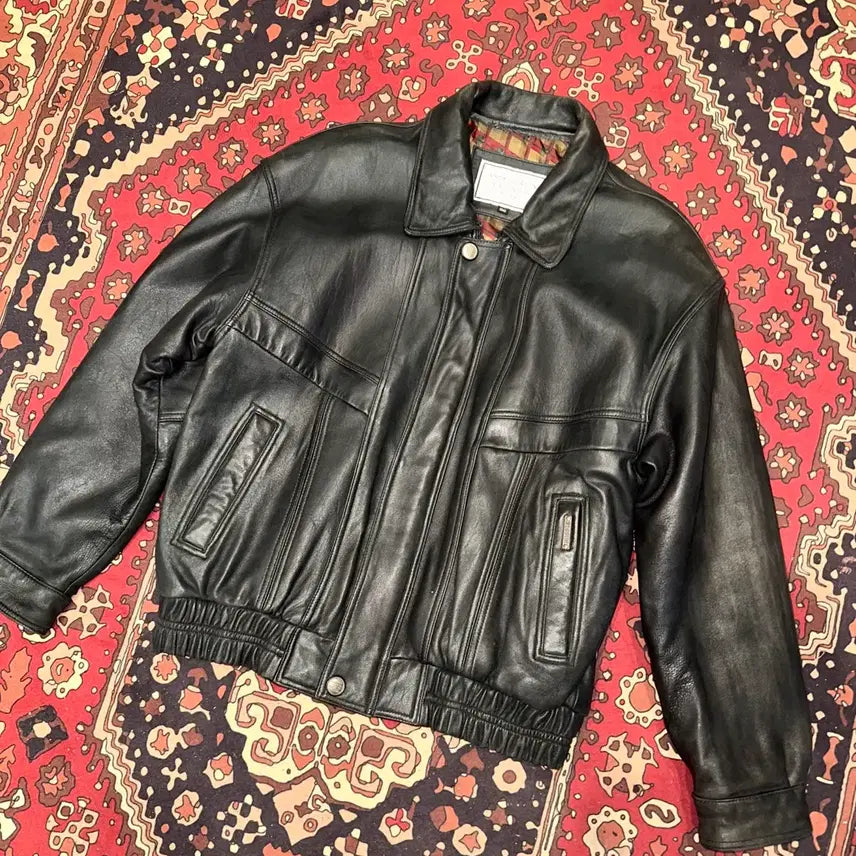 [BUNJANG] Leather Jacket (L-XL) / 622/( L-XL ) 가죽자켓 레더자켓 봄버자켓 푸퍼자켓 항공점퍼