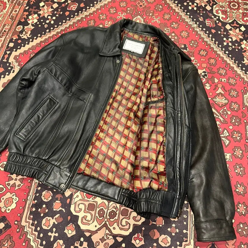 [BUNJANG] Leather Jacket (L-XL) / 622/( L-XL ) 가죽자켓 레더자켓 봄버자켓 푸퍼자켓 항공점퍼