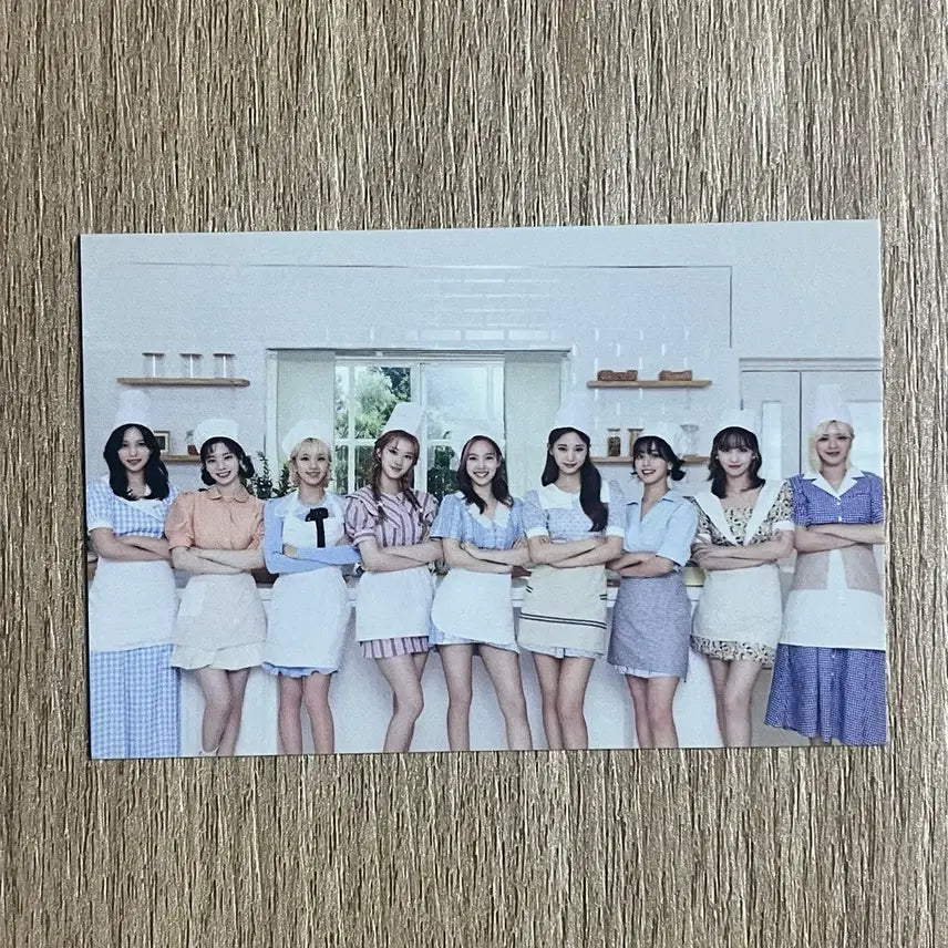 트와이스 TWICE 단체 6주년 트레카 포카