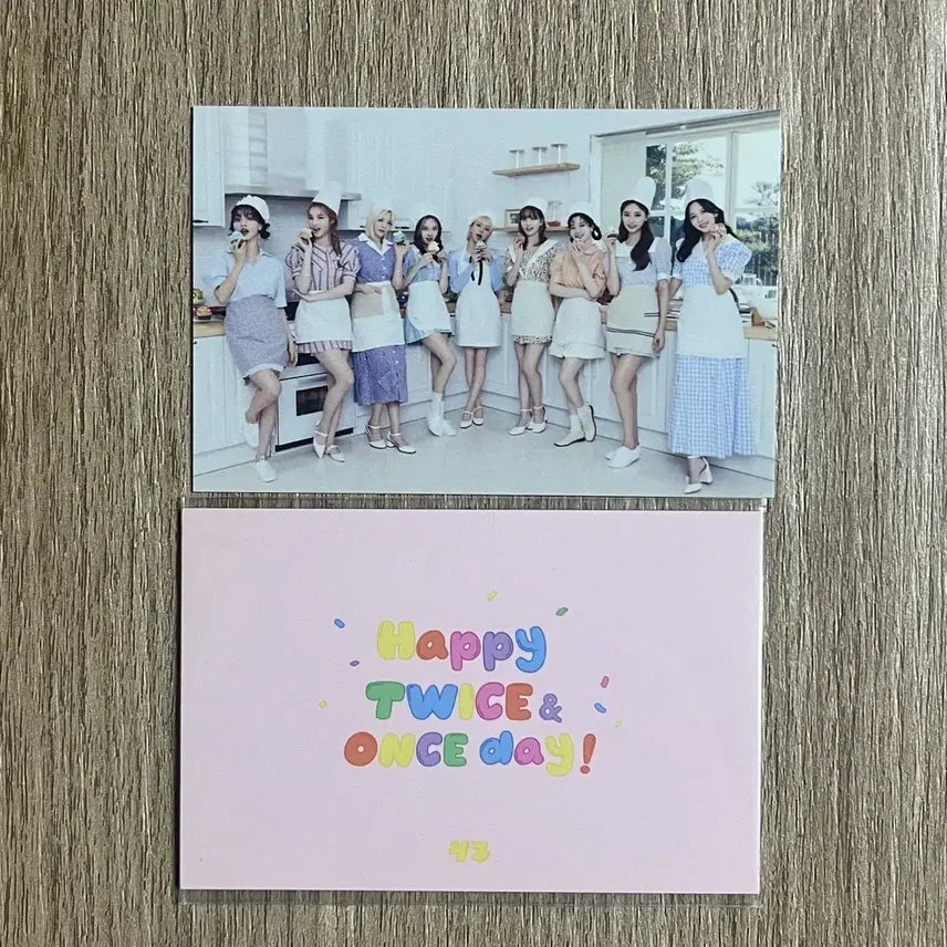 트와이스 TWICE 단체 6주년 트레카 포카