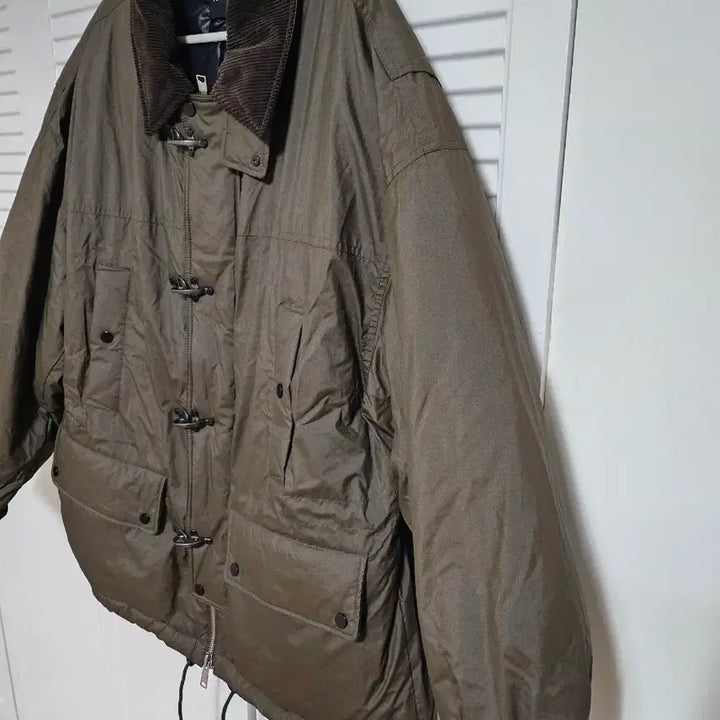 [BUNJANG] (새거)스튜디오톰보이 남성 코듀로이 카라 야상 패딩 자켓 / (새거)스튜디오톰보이 남성 코듀로이 카라 야상 패딩 자켓