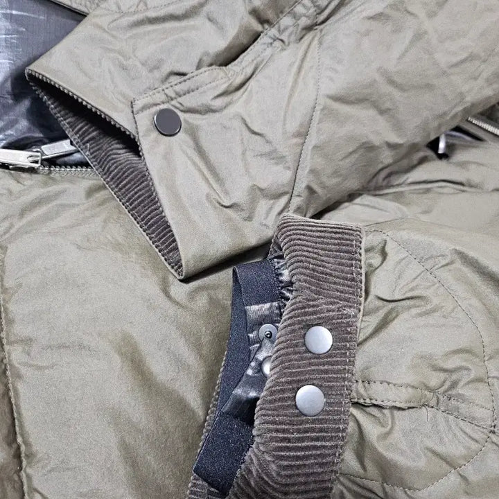 [BUNJANG] (새거)스튜디오톰보이 남성 코듀로이 카라 야상 패딩 자켓 / (새거)스튜디오톰보이 남성 코듀로이 카라 야상 패딩 자켓