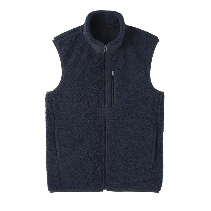 [BUNJANG] BoA Muji Fleece Vest / 무인양품 보아 플리스 베스트 네이비 xl