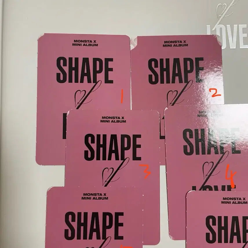 몬스타엑스 Shape of Love 앨범