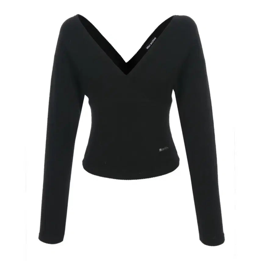 [BUNJANG] WSC Deep V Neck Knit (Black) / wsc archive Deep V neck knit (Black)