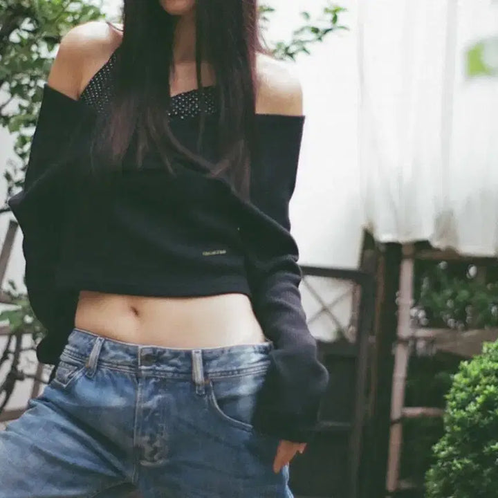 [BUNJANG] WSC Deep V Neck Knit (Black) / wsc archive Deep V neck knit (Black)