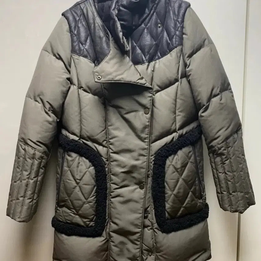 [BUNJANG] Ninesix Khaki Duck Down Padded Jacket / 카키색 ninesix 오리털 패딩