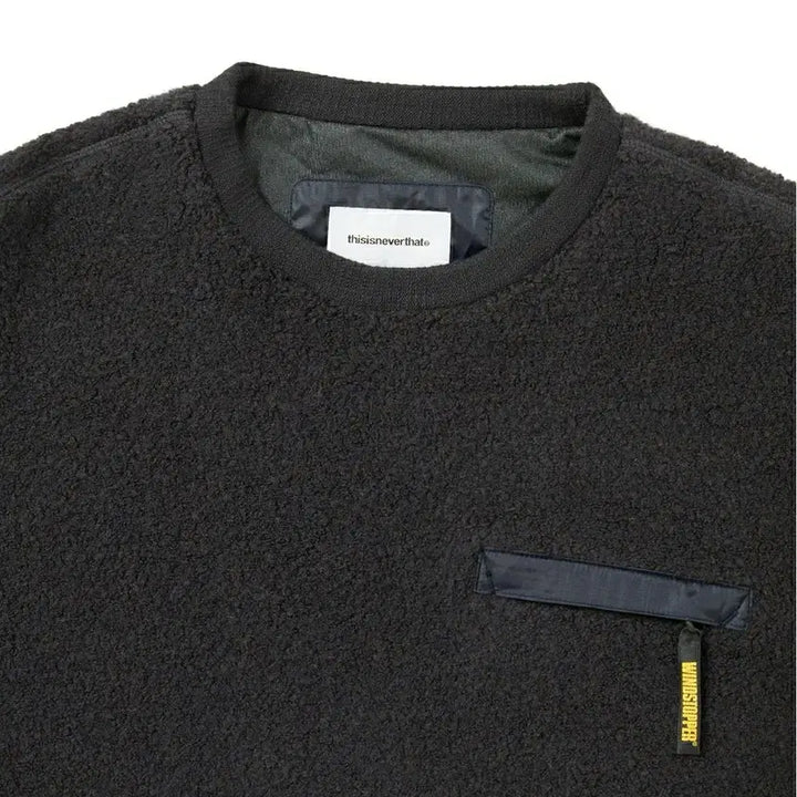 [BUNJANG] [XL] Thisisneverthat Gore-Tex Windstopper Wool Fleece Crew Navy / [XL]디스이즈네버댓  고어텍스 윈드스토퍼 울 플리스 크루 네이비