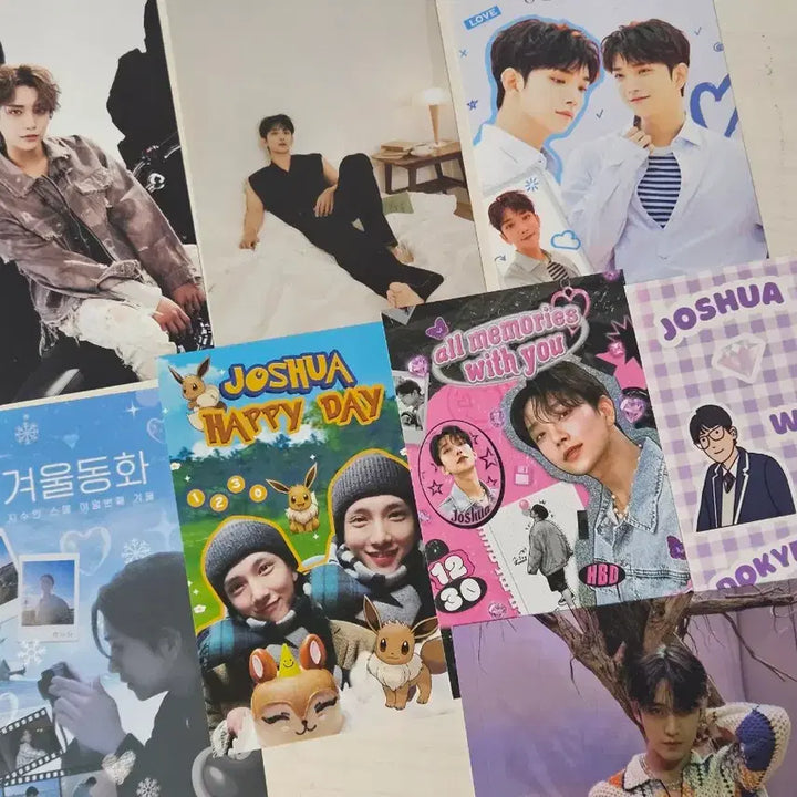 세븐틴 조슈아 포카 엽서 스티커 양도