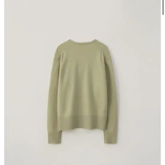 [BUNJANG] Blanck Room Oversized V-Neck Knit Lime / 블랑크룸 오버 브이넥 니트 라임