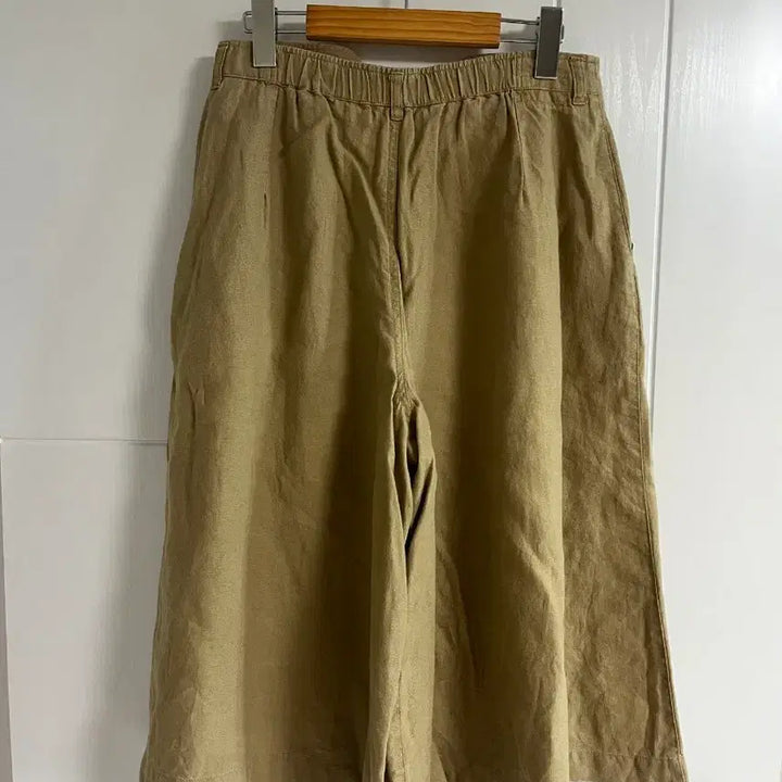[BUNJANG] Vintage Beige Linen Shorts S / (일본 수입 빈티지)베이지 반바지 통바지 여름 팬츠 린넨100 삼 S