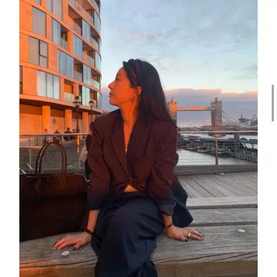 [BUNJANG] UNI.U Albert Jacket Navy / 유이니 엘버트 자켓 네이비