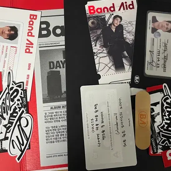 데이식스 밴드에이드 bandaid 앨범 세트