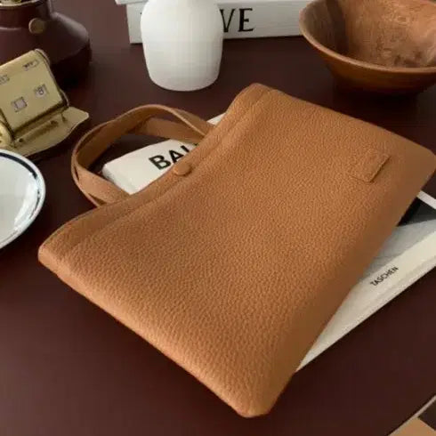 [BUNJANG] Bonggeut Petite Tote Bag - Camel / 봉긋 쁘띠 토트백 핑크/블랙/브라운