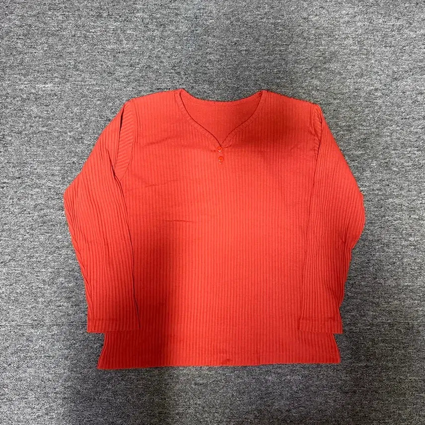 [BUNJANG] Basic Ribbed Knit Top / [새상품] 골지 니트 티
