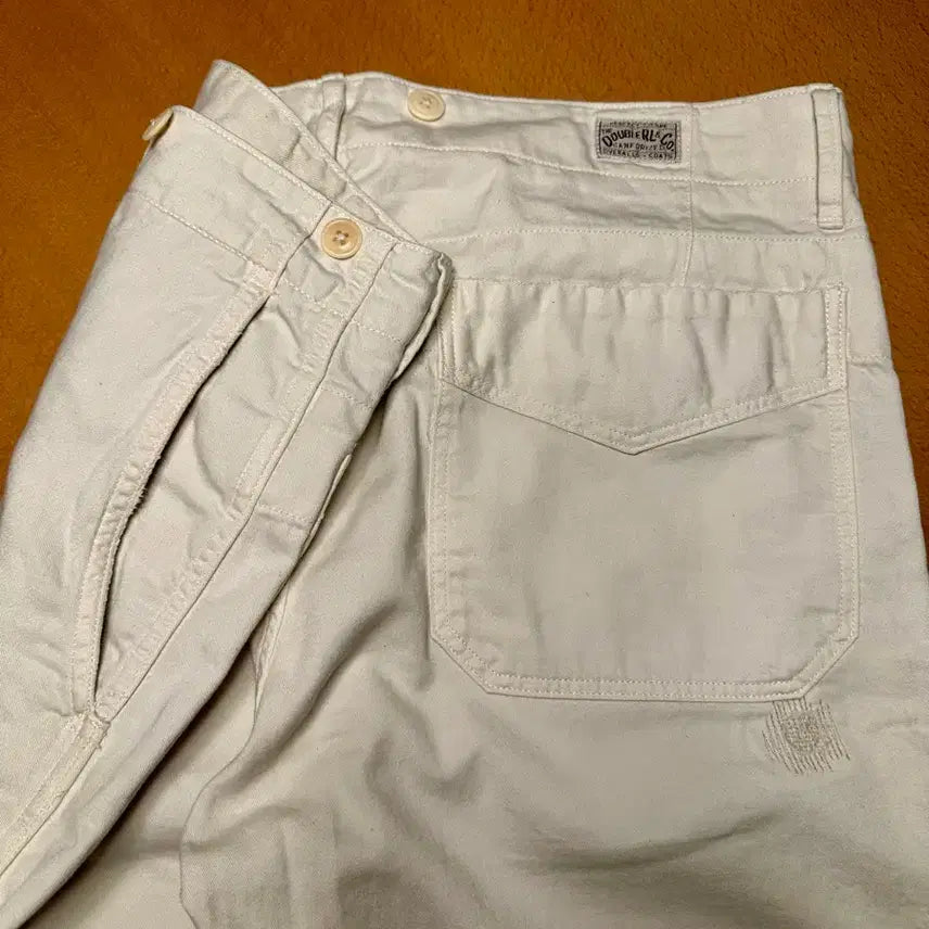 [BUNJANG] RRL Engineer Fit Repaired Satin Pants / 더블알엘 RRL 엔지니어핏 리페어 새티인 팬츠