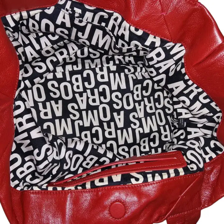 [BUNJANG] Red Leather Tote Bag / 마크제이콥스 레드 레더 토트백