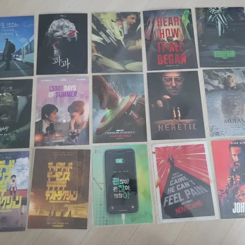 [BUNJANG] Lotte Cinema Art Card Bundle Set / [급처] 롯데시네마 아트카드 75개 일괄 판매합니다