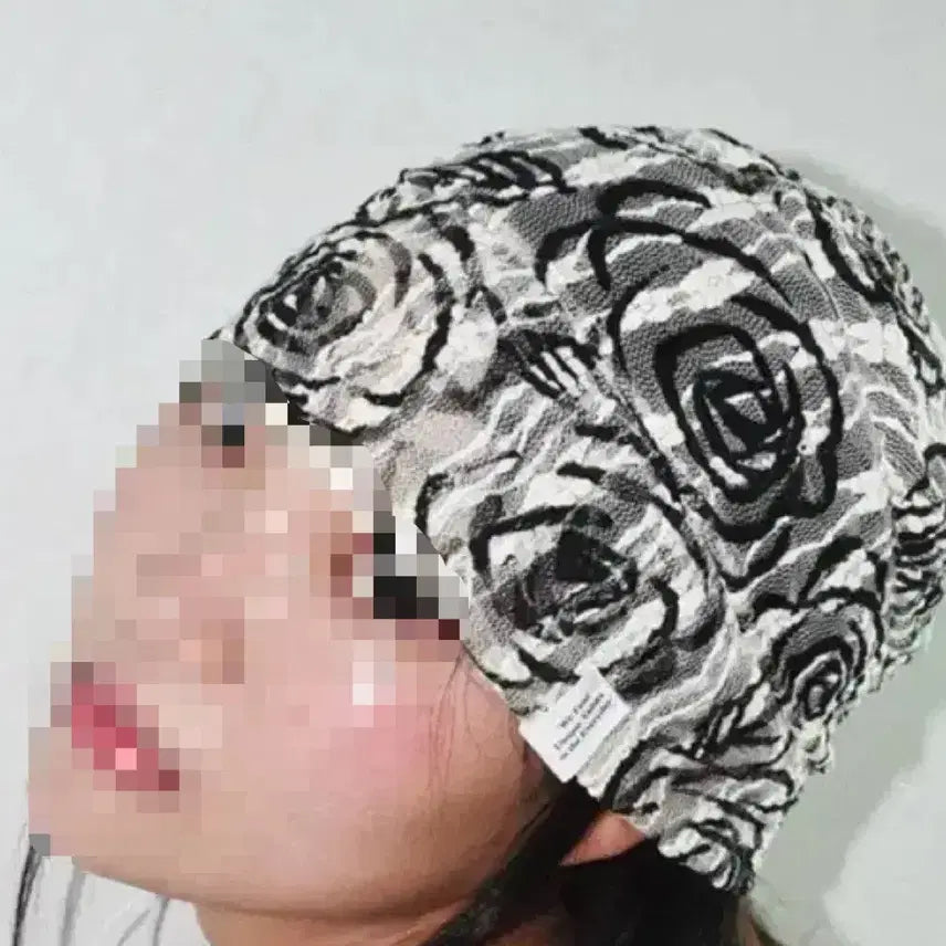 [BUNJANG] USITE Floral Rose Ivory Summer Hat / USITE 플로럴 로즈 아이보리 여름 모자