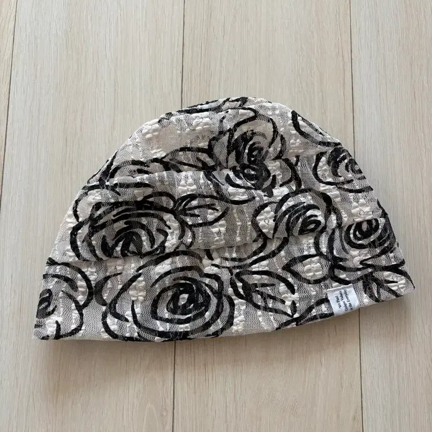 [BUNJANG] USITE Floral Rose Ivory Summer Hat / USITE 플로럴 로즈 아이보리 여름 모자