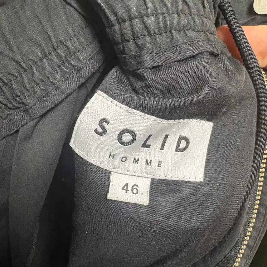 [BUNJANG] Solid Homme Black Banding Training Pants / 솔리드옴므 밴딩 팬츠