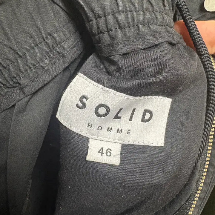 [BUNJANG] Solid Homme Black Banding Training Pants / 솔리드옴므 밴딩 팬츠