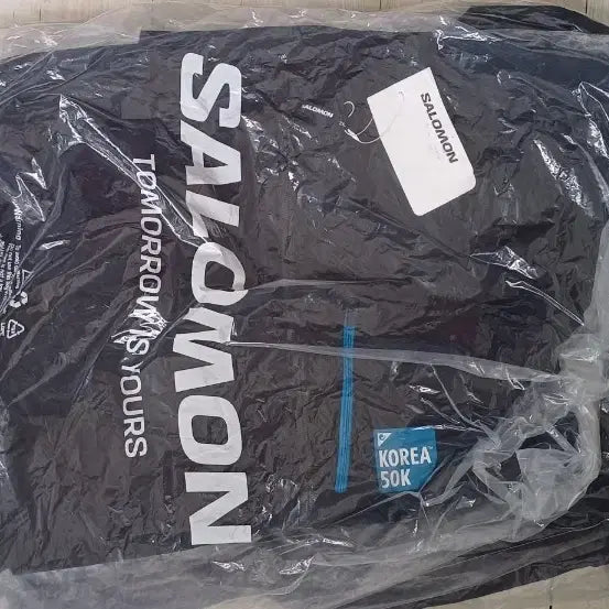 [BUNJANG] Salomon Black Sleeveless T-shirt &amp; Vest Set / 살로몬 블랙 민소매 티셔츠+죠끼