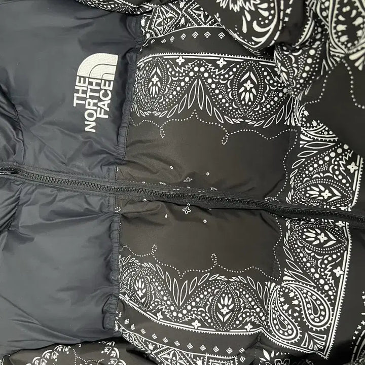 [BUNJANG] North Face Paisley Nuptse Puffer Jacket Black / [급처]노스페이스 페이즐리 눕시 패딩 블랙