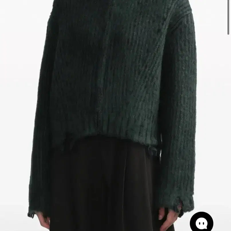 [BUNJANG] Juun J Knit Zip-up / Juun j 데미지 니트집업