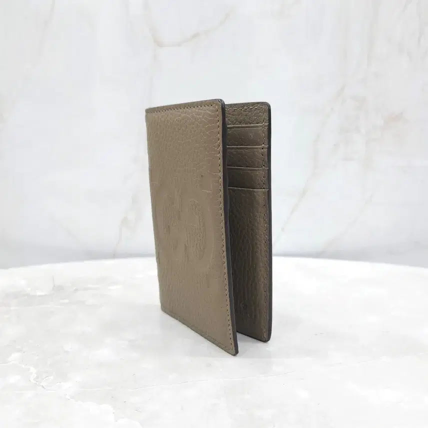 [BUNJANG] Gucci Jumbo GG Leather Card Wallet / 구찌 점보 GG 레더 카드지갑