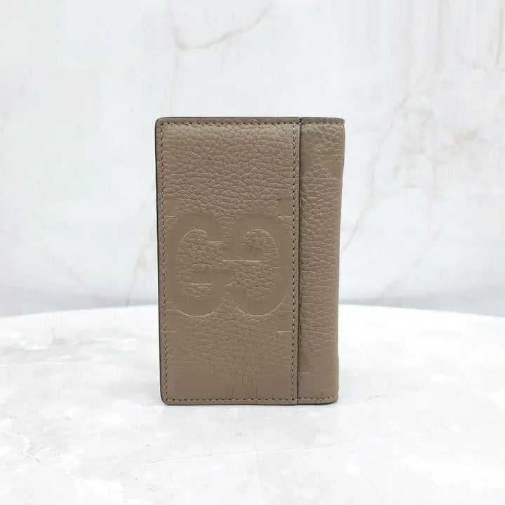 [BUNJANG] Gucci Jumbo GG Leather Card Wallet / 구찌 점보 GG 레더 카드지갑