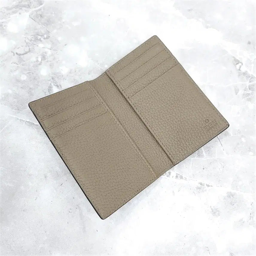 [BUNJANG] Gucci Jumbo GG Leather Card Wallet / 구찌 점보 GG 레더 카드지갑