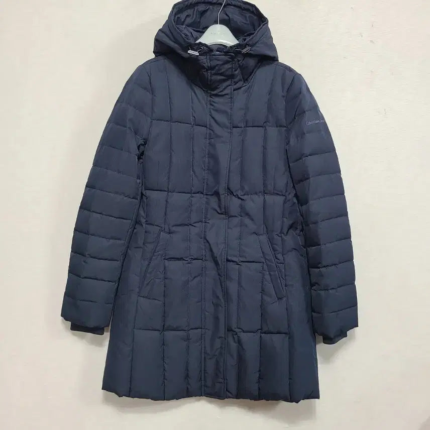 [BUNJANG] Calvin Klein Navy Quilted Padded Coat (Women's M) / ㅡ캘빈클라인 진 네이비 누빔패딩코트 여M ㅡ0108