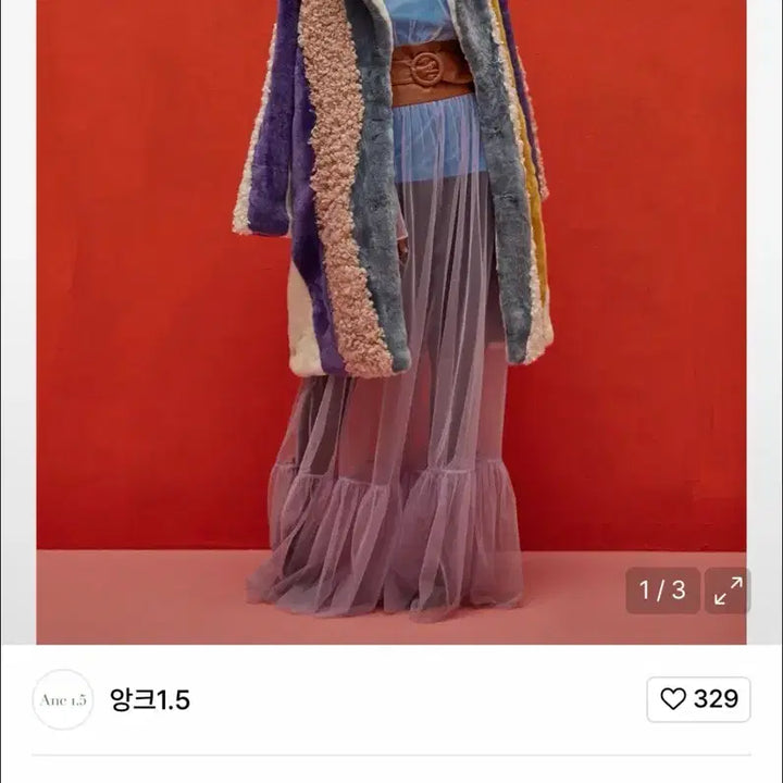 [BUNJANG] ANC 1.5 Fake Fur Coat / Anc 1.5 앙크 페이크퍼 코트