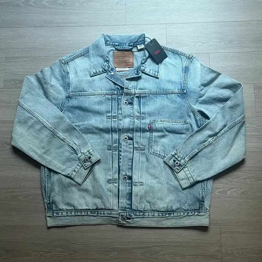 [BUNJANG] Levi's Premium Type 1 Turquoise Trucker Jacket / (새상품) 리바이스 프리미엄라인 타입1 터키석 트러커 자켓