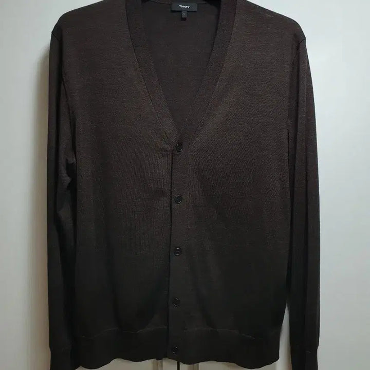 [BUNJANG] Theory Regal Wool Cardigan - Brown / 띠어리 리갈울 가디건 L 브라운