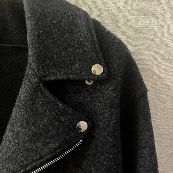 [BUNJANG] Zucca Charcoal Rider Jacket / 주카 Zucca 차콜 라이더 자켓