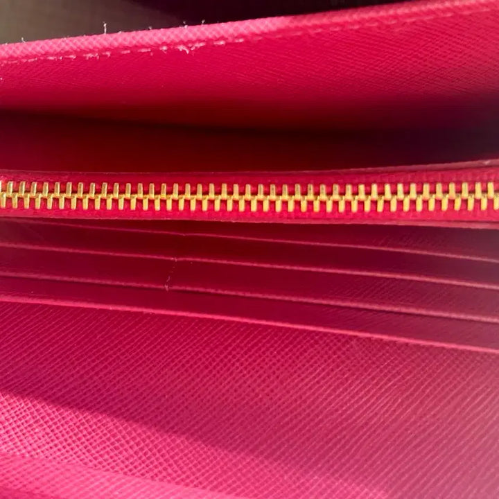 [BUNJANG] Prada Saffiano Long Wallet / 새상품//프라다 사피아노 리본 장지갑 핫핑크