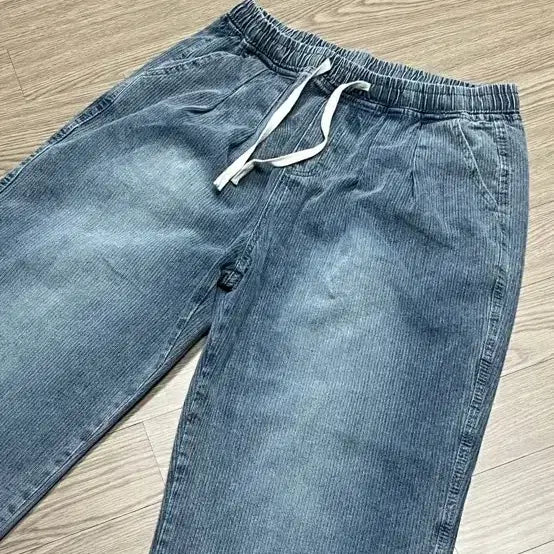 [BUNJANG] Balloon Wide Banding Denim Pants / [새상품] 벌룬 와이드 밴딩 데님 팬츠