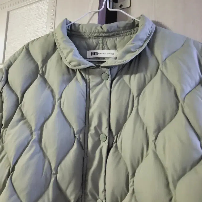 [BUNJANG] IAMT Quilted Duck Down Padded Jacket / IAMT 퀼팅 오리털 패딩 자켓 민트색