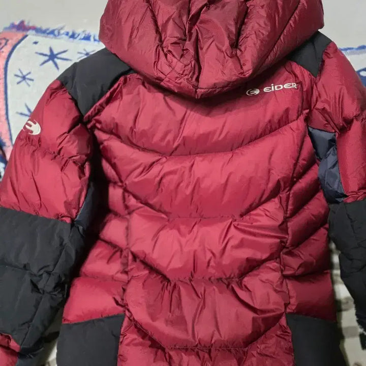 [BUNJANG] Aider Padded Jumper Burgundy/Navy / 아이더 패딩 점퍼 버건디/네이비