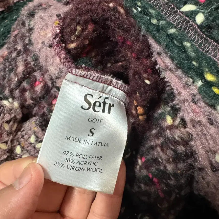 [BUNJANG] SEFR Multi Wool Cardigan (S) / 세퍼(sefr) / 멀티 울 가디건 / S