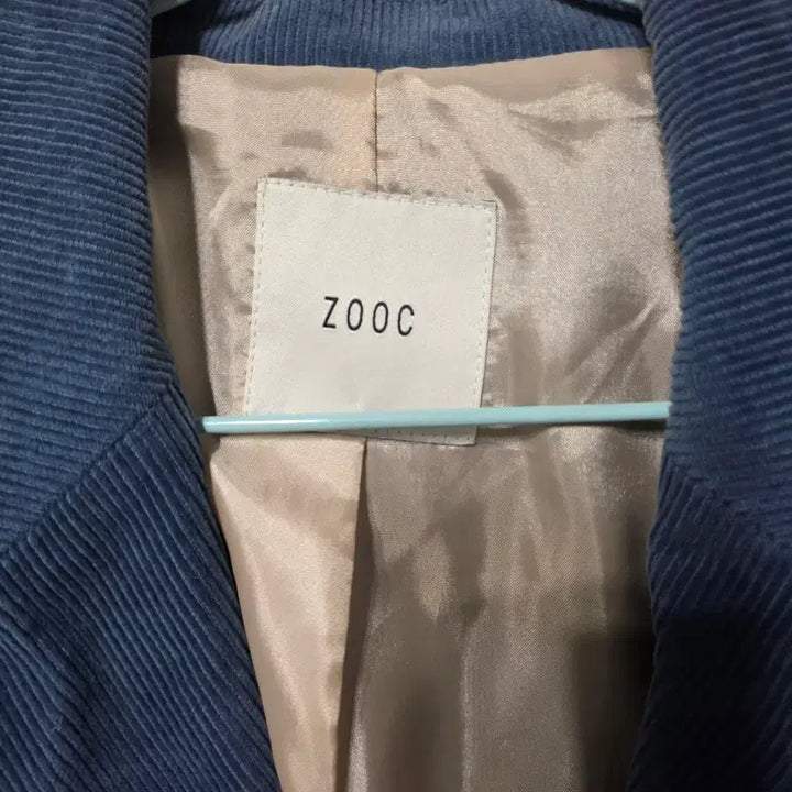 [BUNJANG] ZOOC Blue Corduroy Jacket / ZOOC 블루 코듀로이 자켓