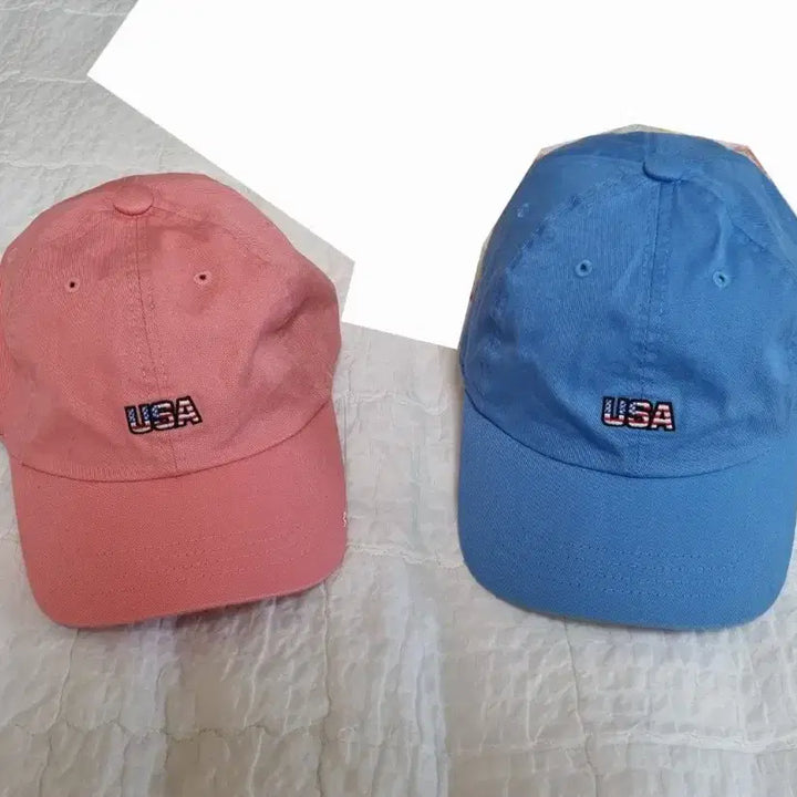 [BUNJANG] MILLITAGE Ball Cap (Blue & Pink) / MILLITAGE 성조기 볼캡 모자 , 총 2개 : 합 5천