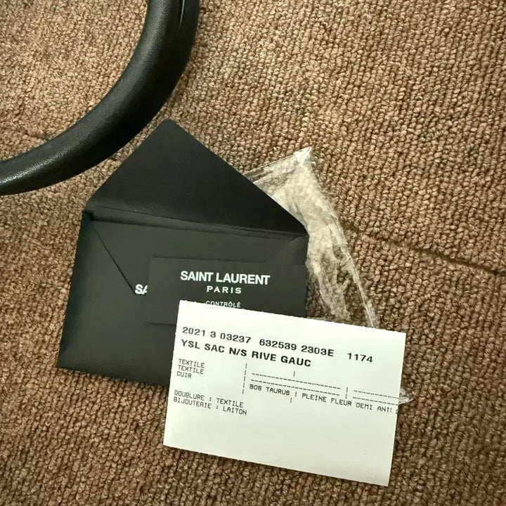 [BUNJANG] Saint Laurent Rive Gauche Tote Bag / 생로랑 리브 고쉬 토트백 (632539 2303e 1174)