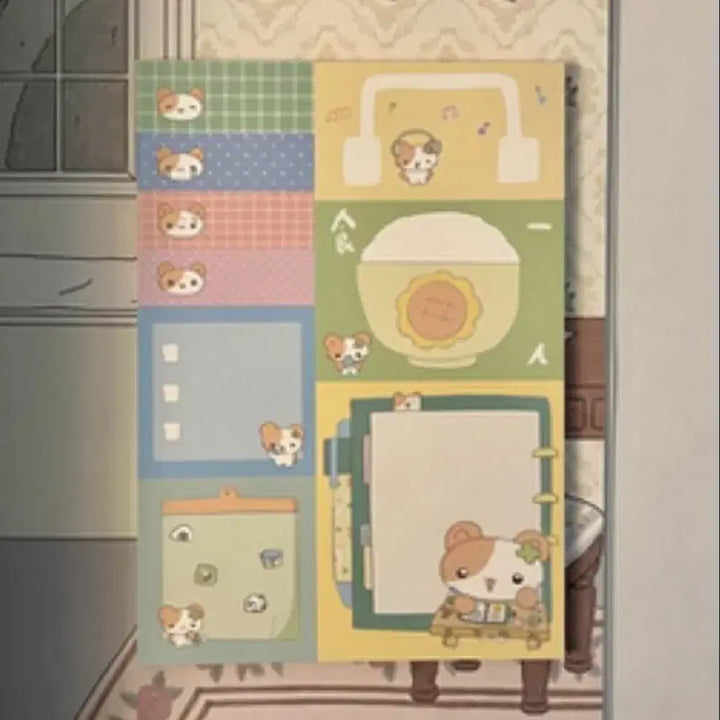 [BUNJANG] Unbranded Hamster Memo Pad / 샤오홍슈 햄스터 메모지 10장